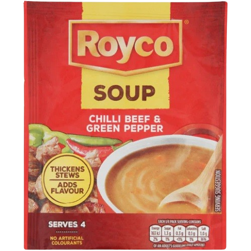 Royco Chilli Beef & Green Pepper Soup 50g