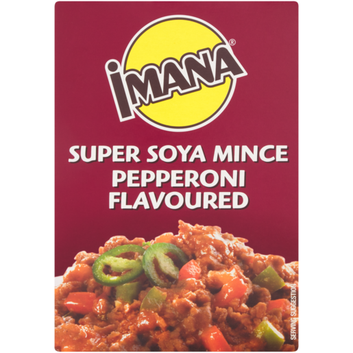 Imana Super Soja Hackfleisch mit Peperonigeschmack 100g