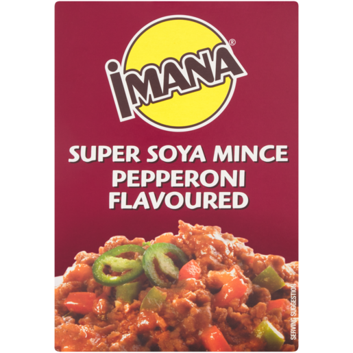 Imana Super Soya Mince Pepperoni Flavoured 100g
