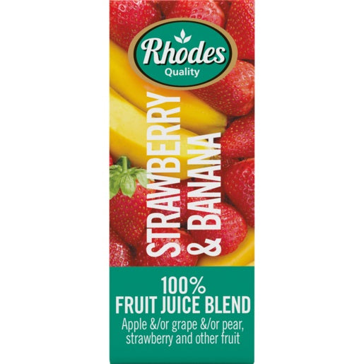 Strawberry & Banana Fruit Juice Rhodes 200ml