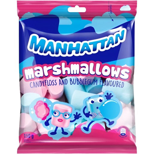 Marshmallows Candyfloss and Bubblegum Manhattan 150g