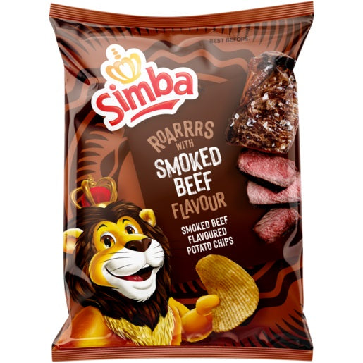 Simba Chips Smoked Beef 120g  BB 20/03/2024
