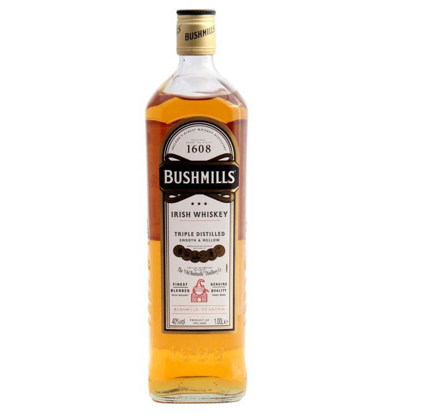 Bushmills Irish Whiskey – 1L Bottle (40% ABV)