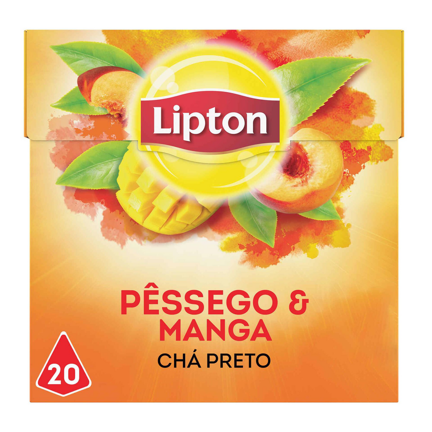 Lipton Peach and Mango Pyramid Bags 20 units