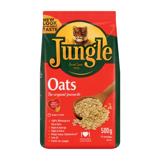 BB.2025.06.19 – Jungle Oats Original Porridge 500g – 500 G – Oat Flakes and Porridge – South African Products