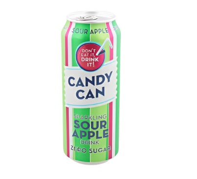 Candy Can Sparkling Sour Apple 500ml