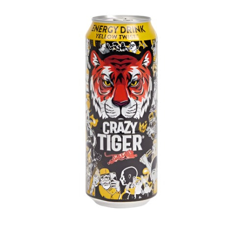 Crazy Tiger Yellow Twist Energy Drink 500ml