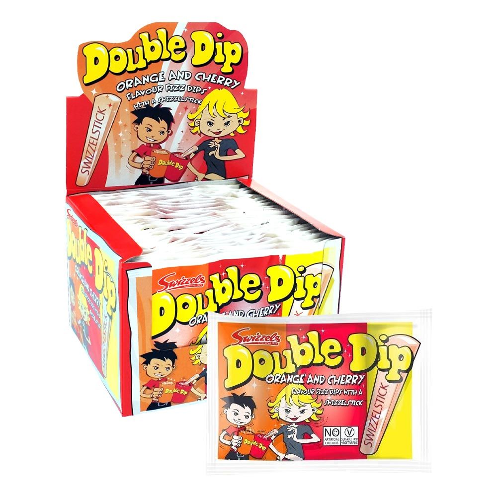 Swizzels Double Dip Kirsche & Orange