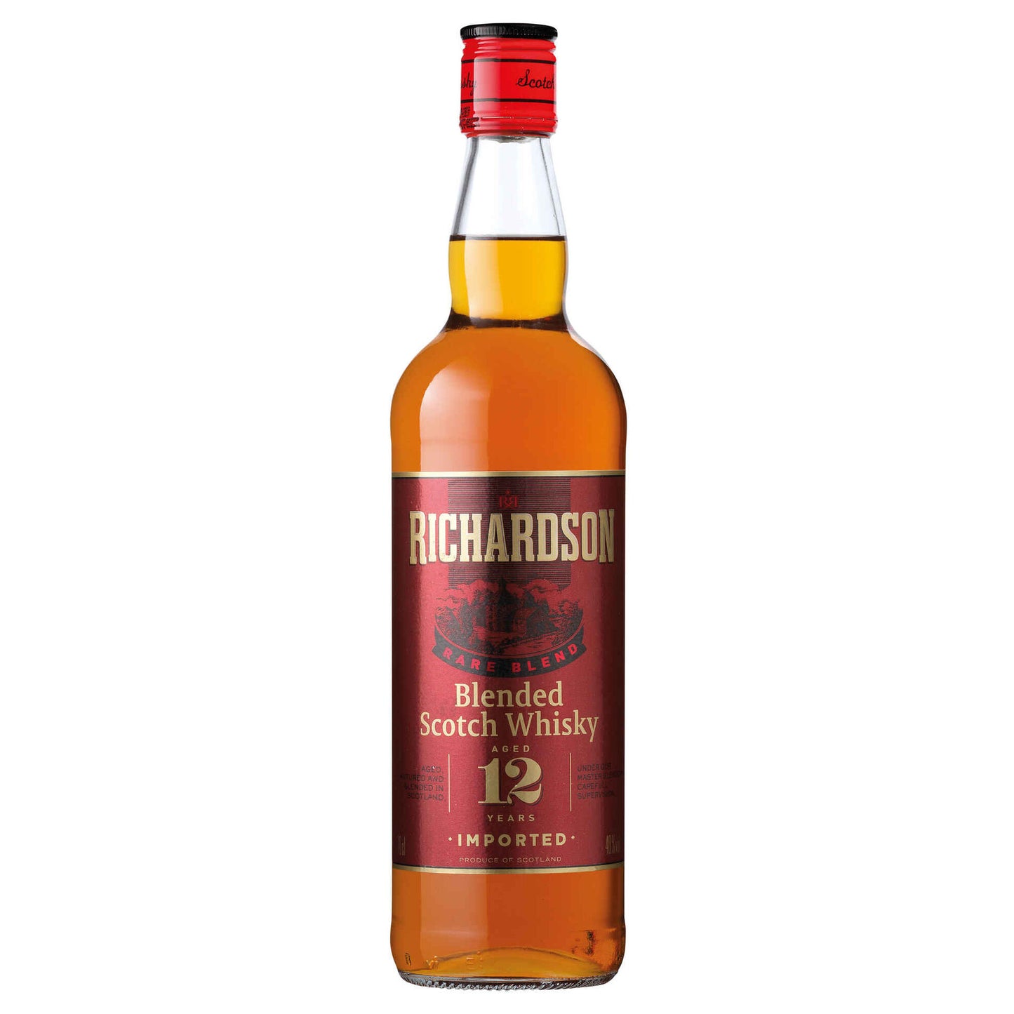 Richardson 12 Year Old Blended Scotch Whiskey – 700ml Bottle (40% ABV)