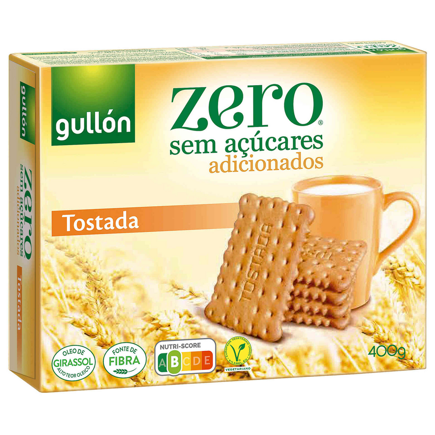 Gullón – Diet Toast Biscuits Gullón 400g Zero Sugar – 400g – Biscuits and Cookies