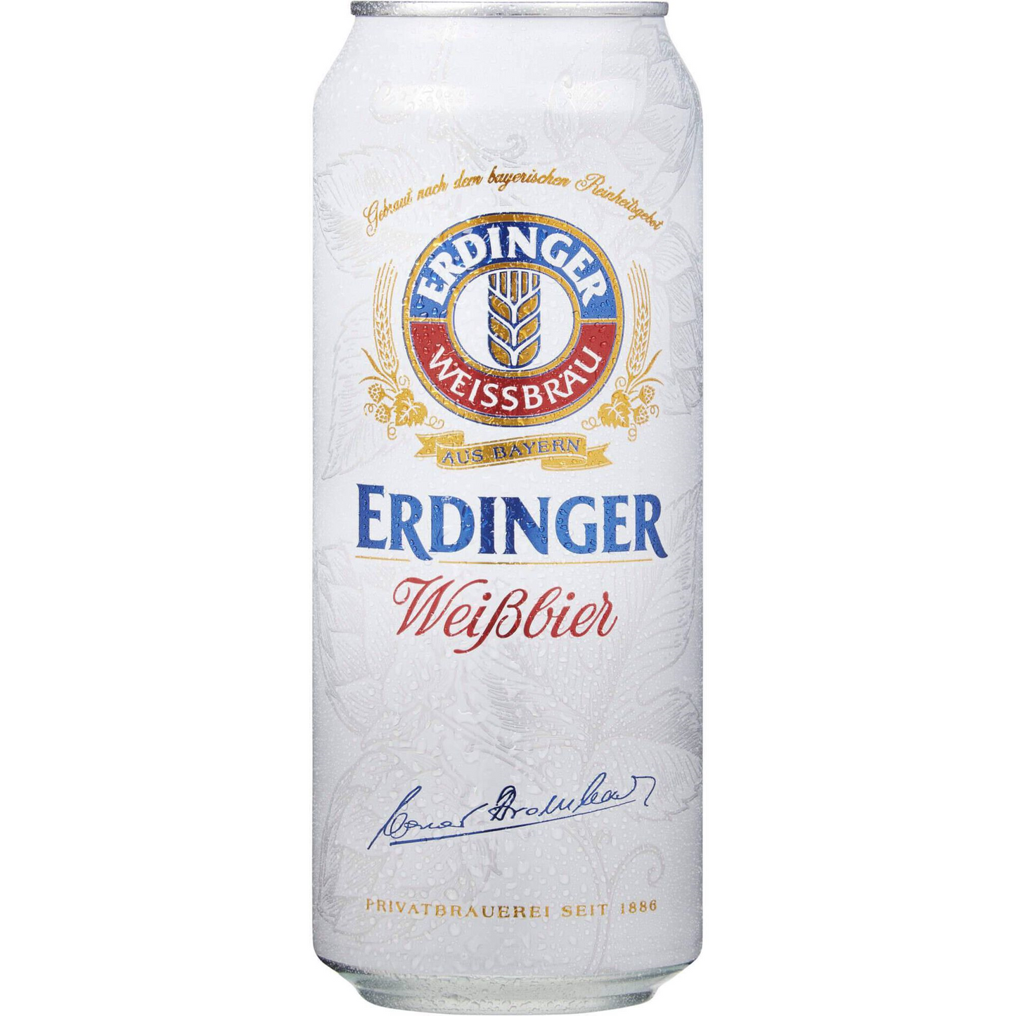 Erdinger Weissbier – 500ml Can (5.3% ABV) | Classic German Wheat Beer