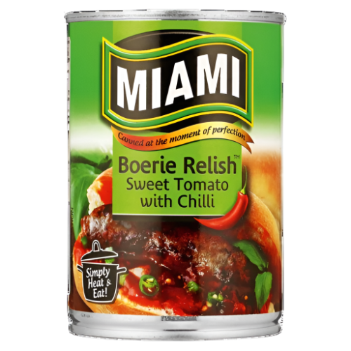 Miami Boerie Relish with Chilli 450g