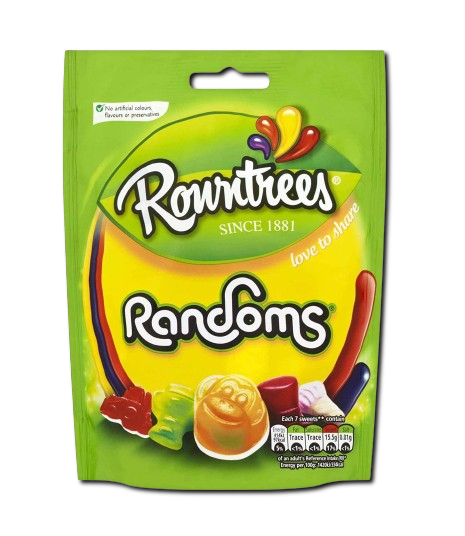Randoms Rowntrees – Soft Sweet Favourites – Share Bag