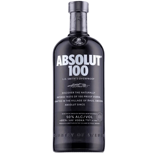 Absolut Vodka – Absolut Vodka Absolut 100 1 L 1L (40% AVB) – 1L – 40% AVB – Vodka – Spirits – South African Products