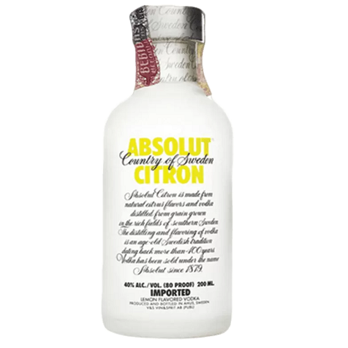 Absolut Vodka – Absolut Vodka 12 Bottles Citron Miniature of 5 cl 5cl (40% AVB) – 5cl – 40% AVB – Vodka – Spirits – South African Products