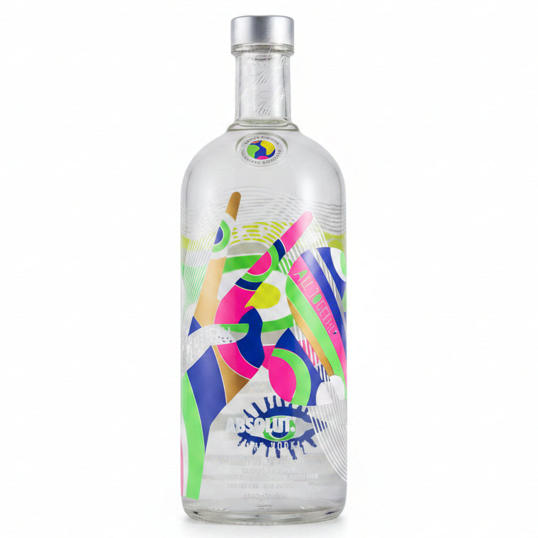 Absolut Life Ball 2019 Limited Edition Vodka 1L 40% ABV Swedish collectible vodka bottle for gifting, cocktails and collectors
