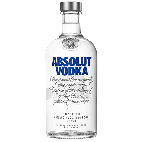 Absolut Vodka 700ml 40 percent AVB premium swedish vodka imported spirit smooth cocktail vodka