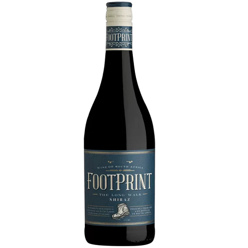 Footprint Shiraz Syrah Western Cape – 750ml Bottle (14% ABV) | Bold South African Red Wine