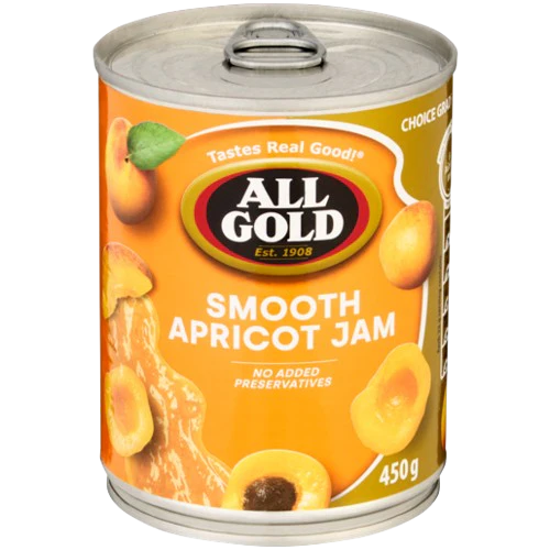 All Gold smooth apricot jam 450 g South African fruit preserve Sweets and Jams clearance