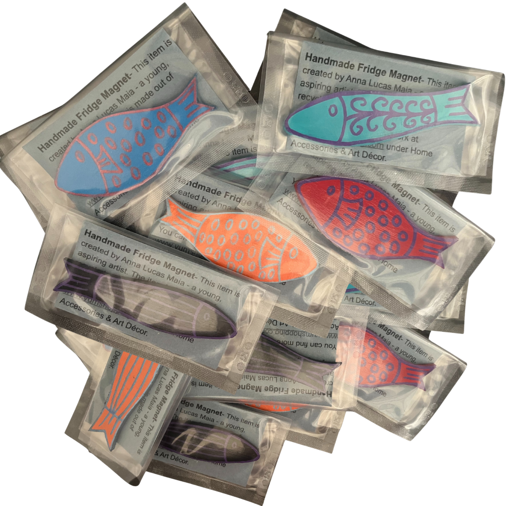 🐠 Uno de los imanes de peces de Verous Designs: objetos de colección de diseño hechos a mano