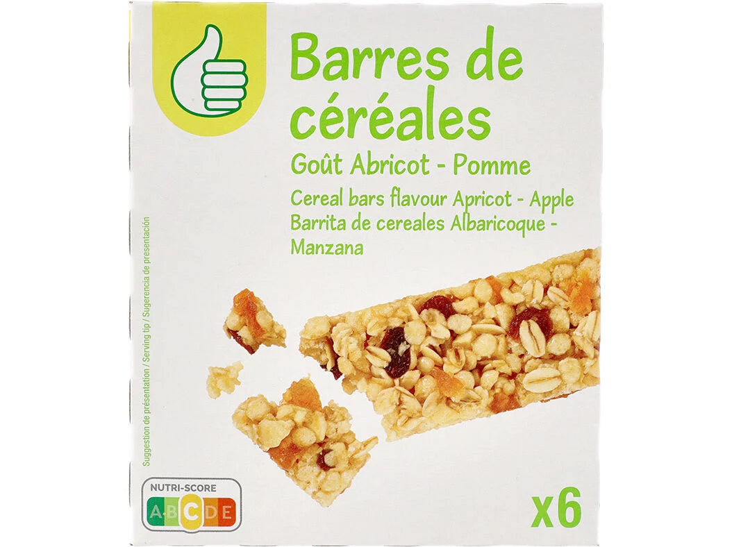Thumbs Up Apricot and Apple Cereal Bars 126g
