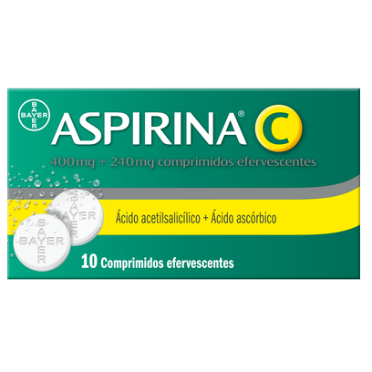 Aspirin C 400 mg Pain and Fever 10 tablets
