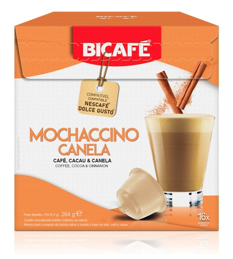 Bicafé Mocachino with Cinnamon Dolce Gusto