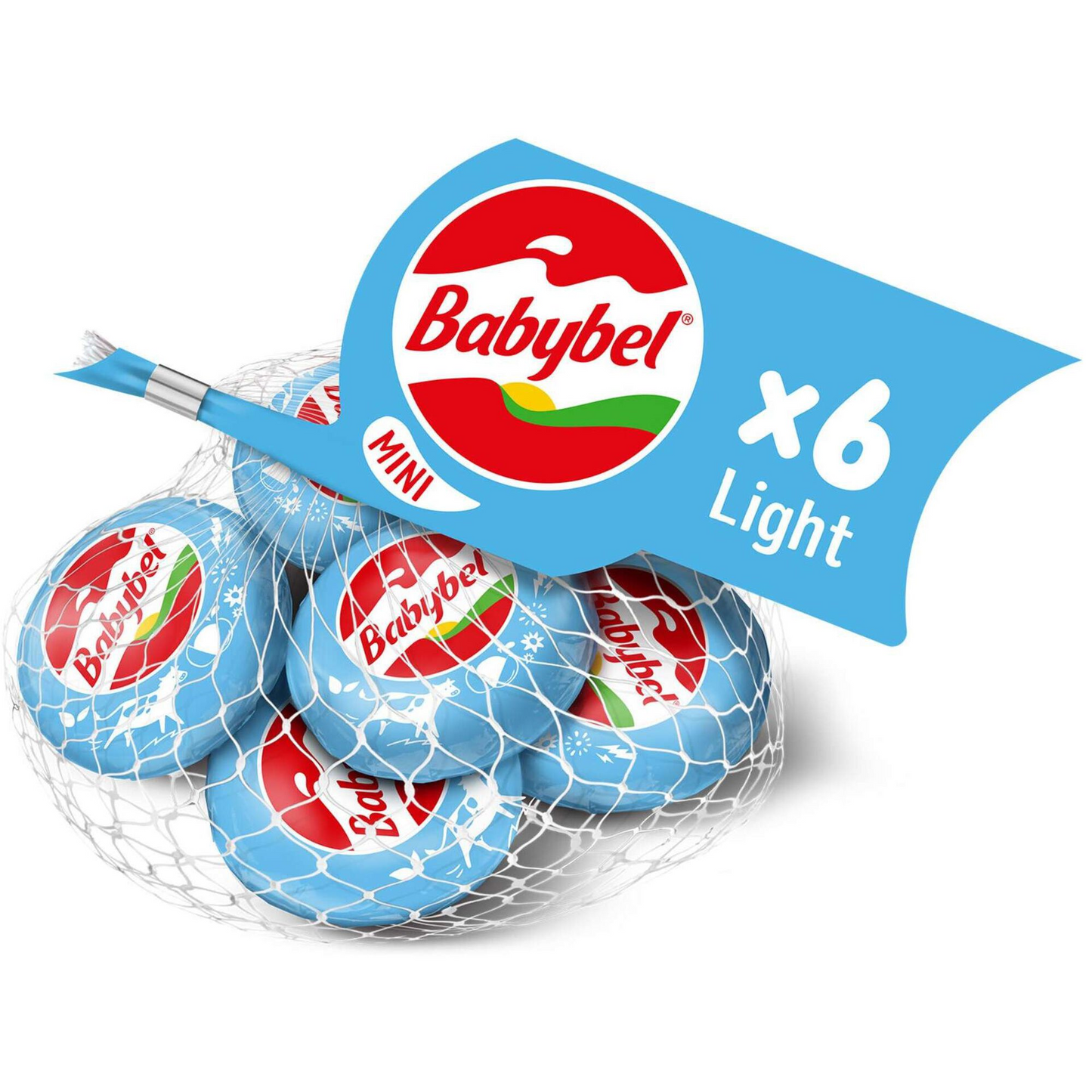 Babybel Mini Light Cheese 6 x 20 g individually wrapped light cheese portions cheeses gourmet selection collection