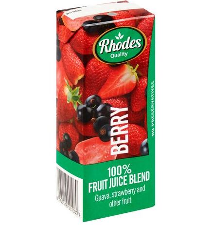 Berry Fruit Juice Rhodes 200ml