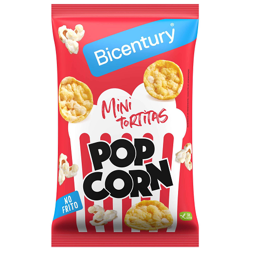 Bicentury mini nackis popcorn 70 g light crunchy ready to eat popcorn popcorn classics sweet and savoury