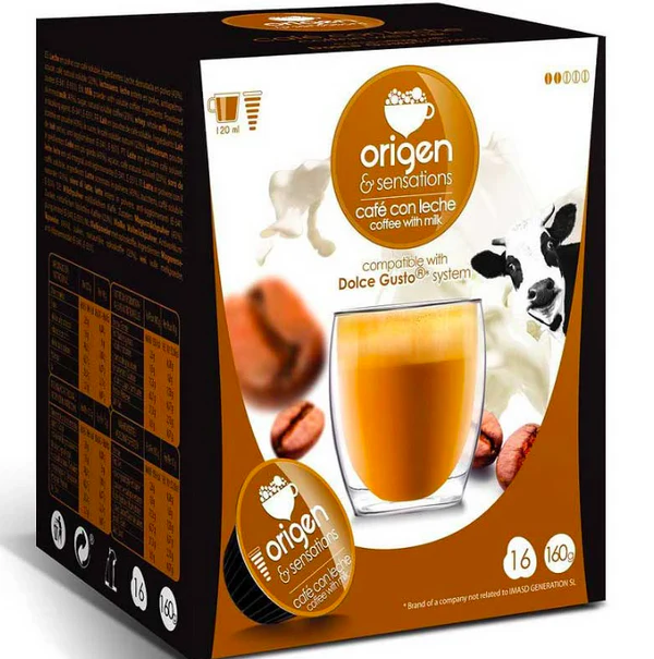 Café mit Milch Origen & Sensations Dolce Gusto