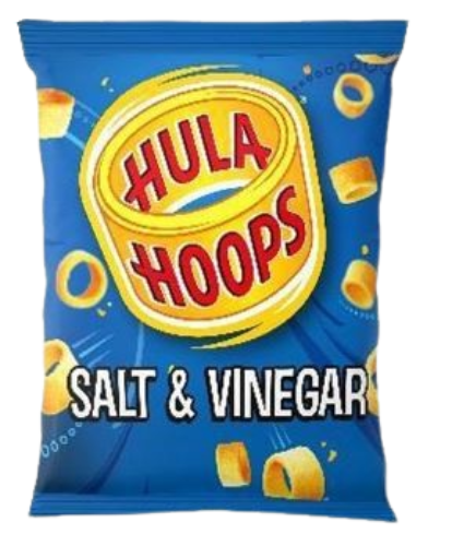 Hula Hoops Salt & Vinegar 24g