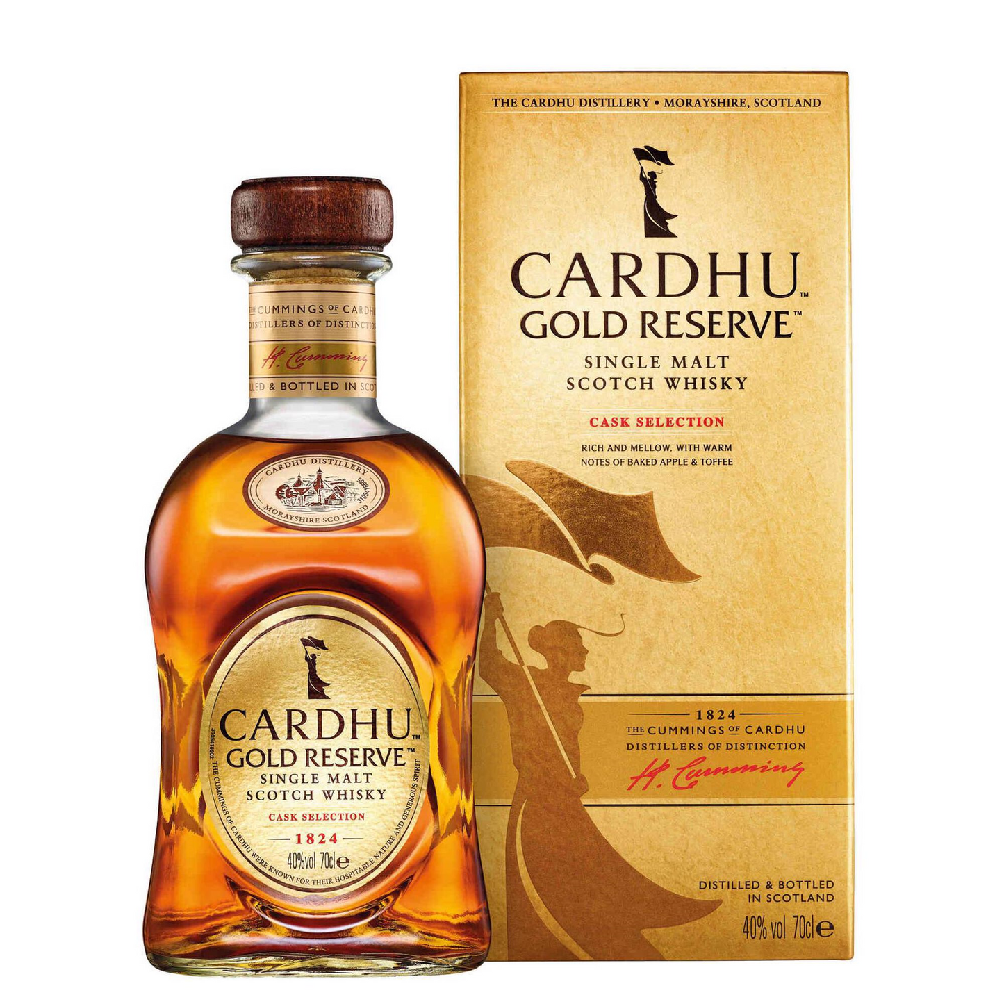 Cardhu Gold Reserve Single Malt Scotch Whisky 700ml 40% ABV Speyside whisky with caramel orchard fruit orange spice and toasted oak