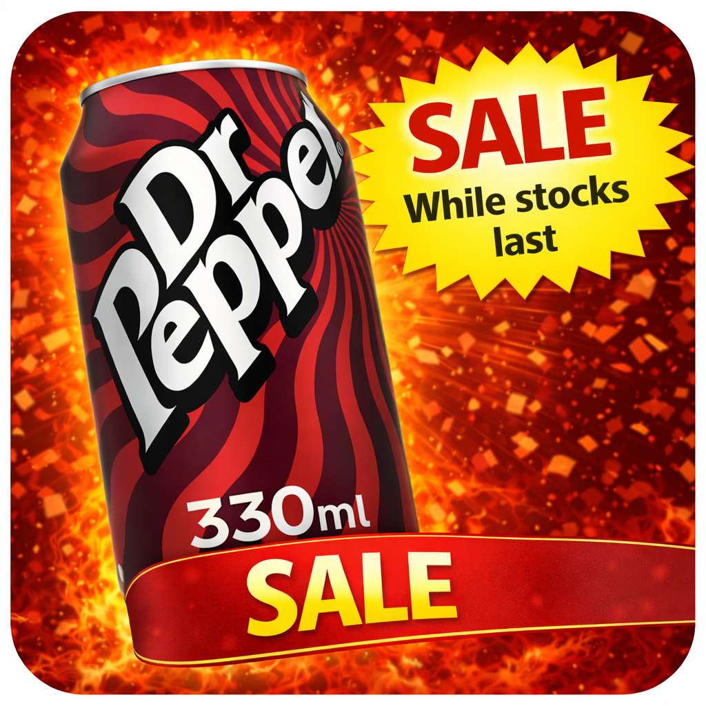 Dr Pepper 330ml Classic American Soda