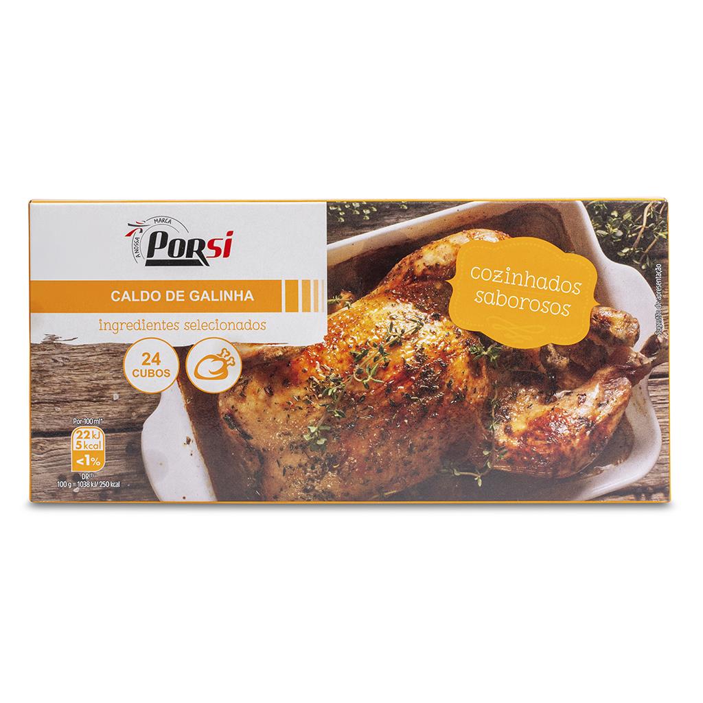 Porsi Chicken Stock 24 Cubes 240g