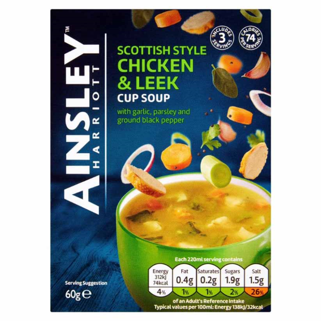 Chicken & Leek Cup Soup 3 Pack