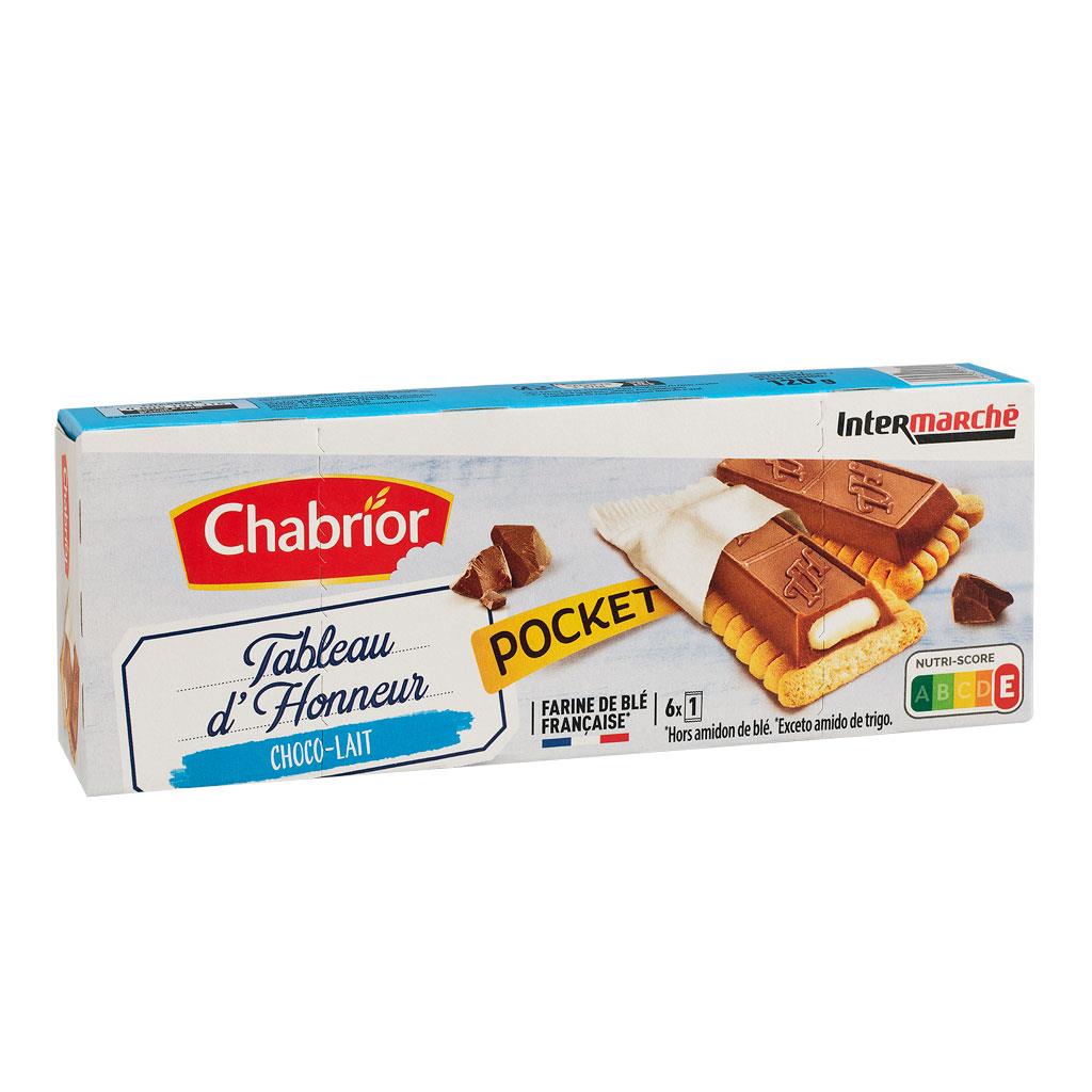 Chabrior Tableau d'Honneur Milk Chocolate Biscuits 120g