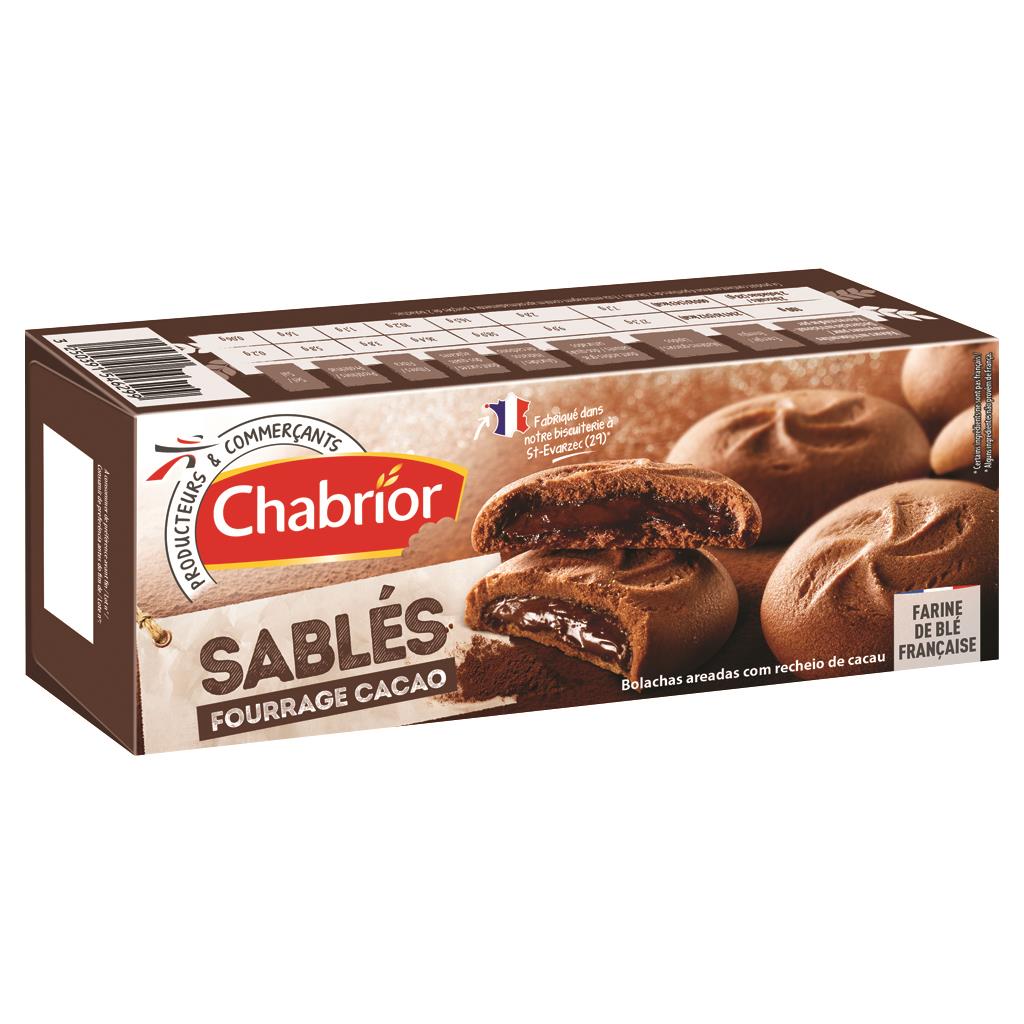 Chabrior Cocoa Filled Shortbread Biscuits 125g