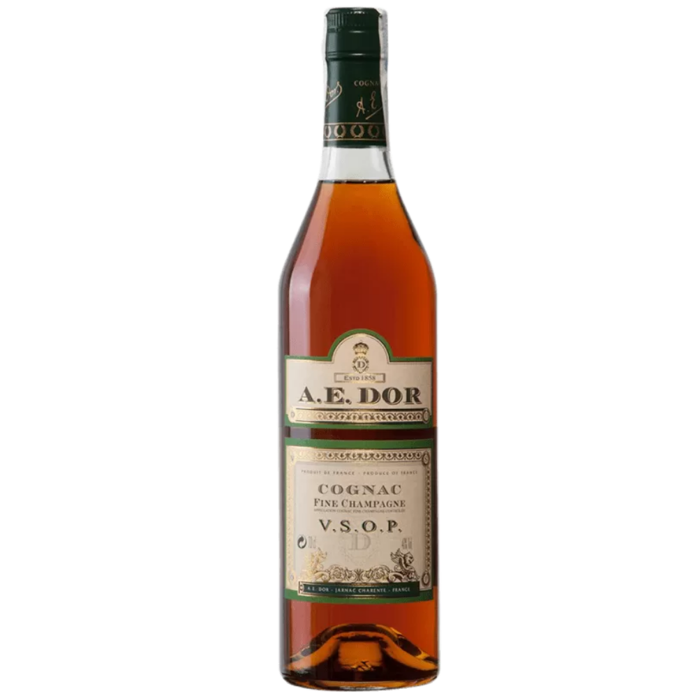 Cognac A.E. DOR VSOP Very Superior Old Pale – 70cl Bottle (40% ABV) | Refined French Cognac Elegance