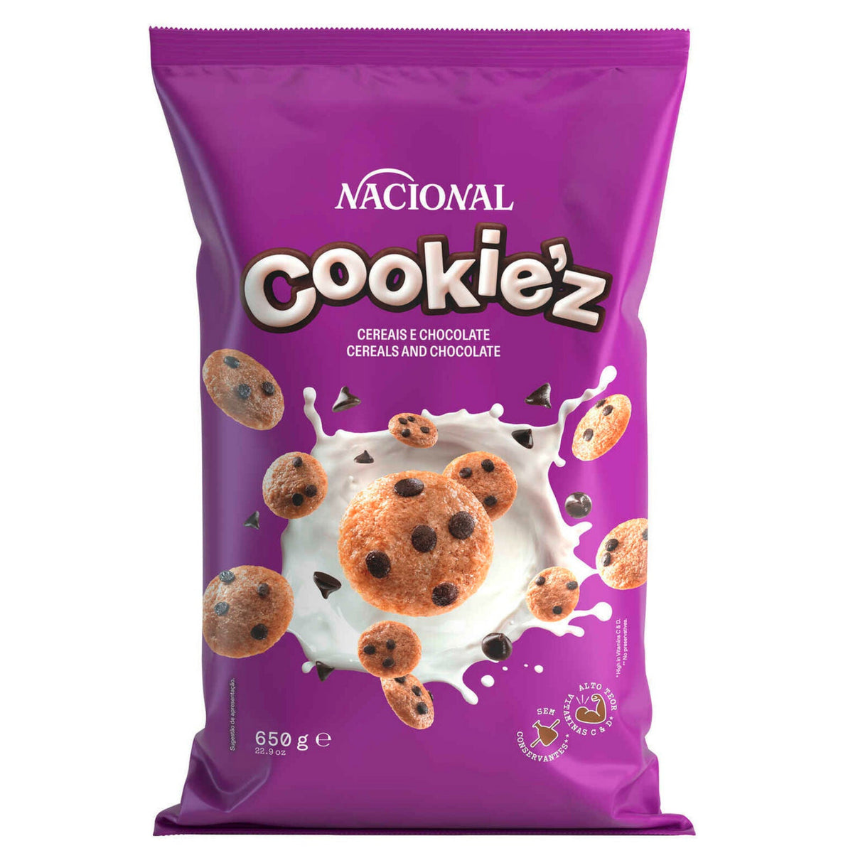 Nacional Cookie'z Chocolate Cereal 650g