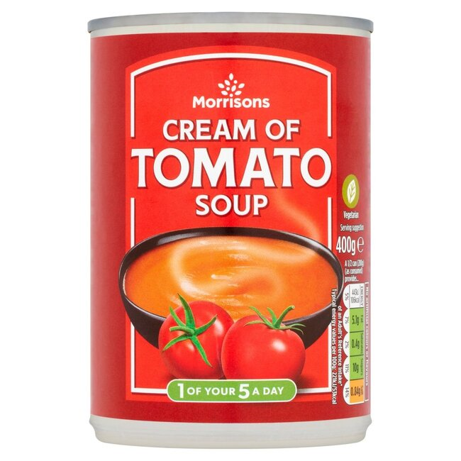 Morrisons Cream of Tomato Soup 400g – Classic British Favourite