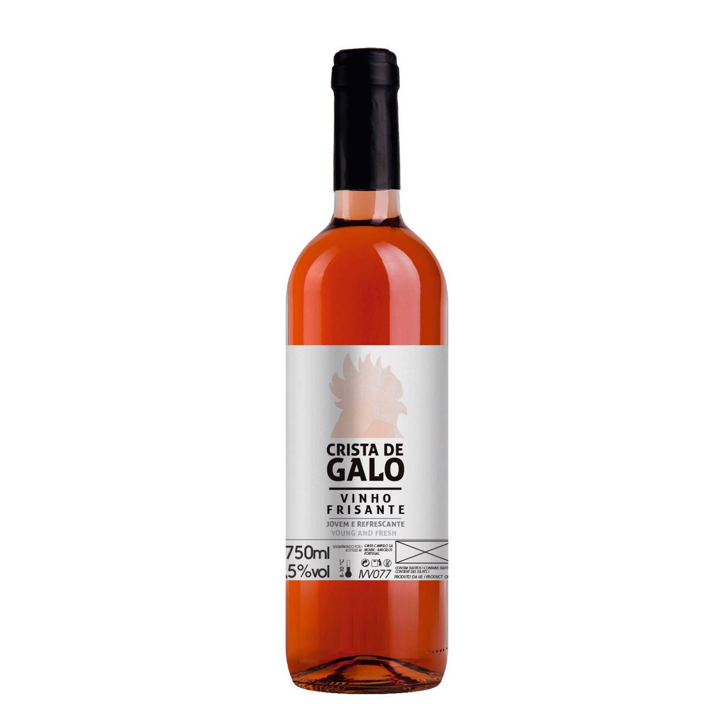 Rosado Espumoso Crista de Galo - Botella de 750 ml (10,5% ABV)