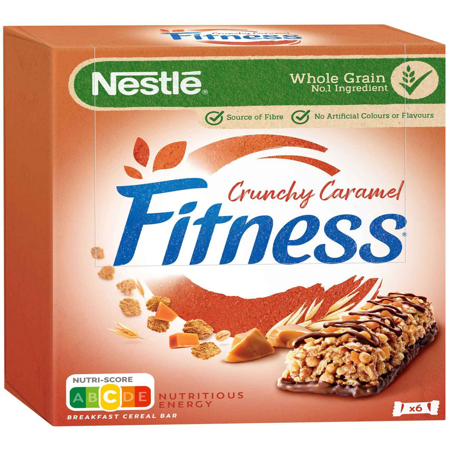 Nestle – Fitness Crunchy Caramel Cereal Bars 141g – 141 G – Cereal and Protein Bars