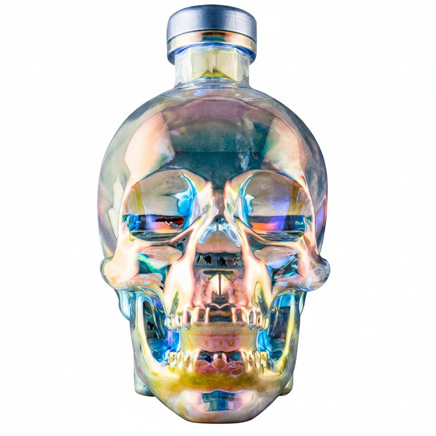 Crystal Head Aurora Vodka 700ml 40% ABV premium Canadian vodka in iridescent skull bottle for collectors, gifting and cocktails