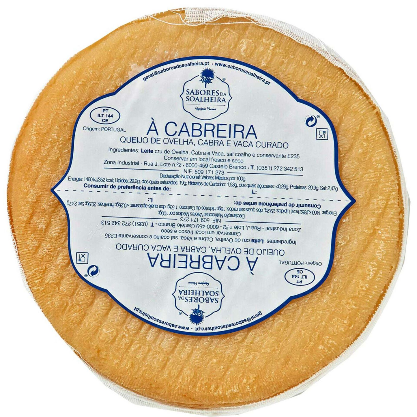 Gereifter gemischter Käsegeschmack von Soalheira 750 g