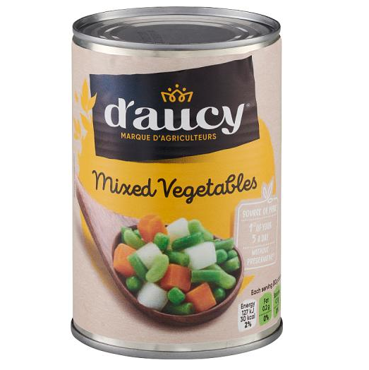 D'aucy Mixed Vegetables 400g
