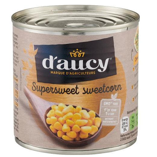 D'aucy Sweetcorn 326g