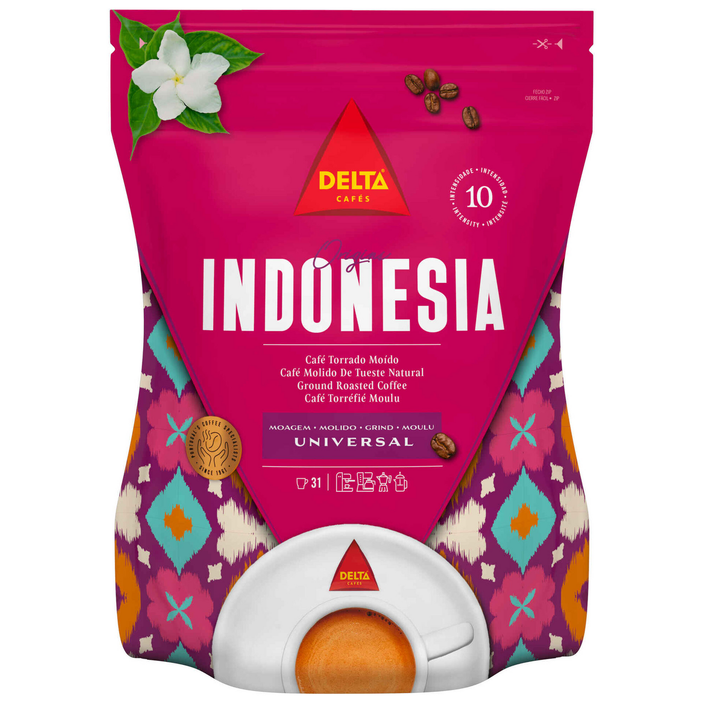 Delta Indonesia Ground Coffee Universal Grind 220g