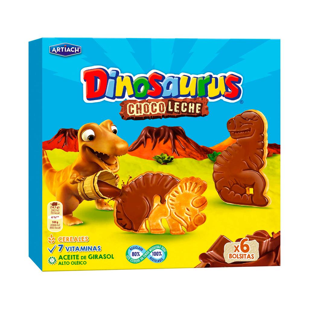 Artiach Dinosaurus Milk Chocolate Biscuits 255g