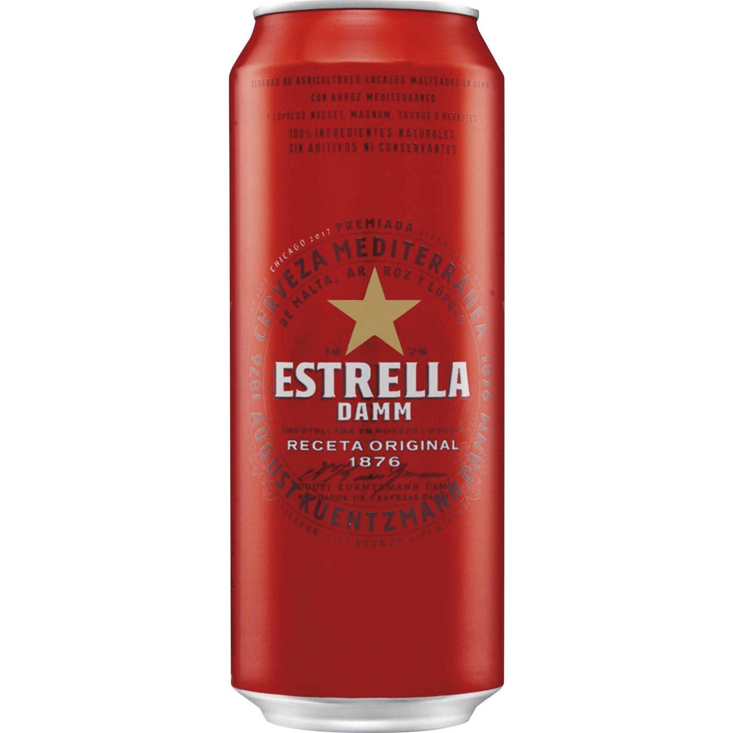 Estrella Damm – 500ml Can (5.4% ABV) | Classic Spanish Lager